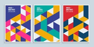 Geometric book-cover series